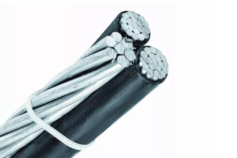 0.6/1KV XLPE/PE/PVC Conductor de aluminio Oyster abc cable triplex service drop